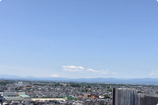 景観 お天気の良い日は富士山が一望出来ます