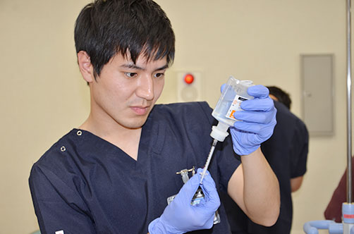 採血・ルート確保実習